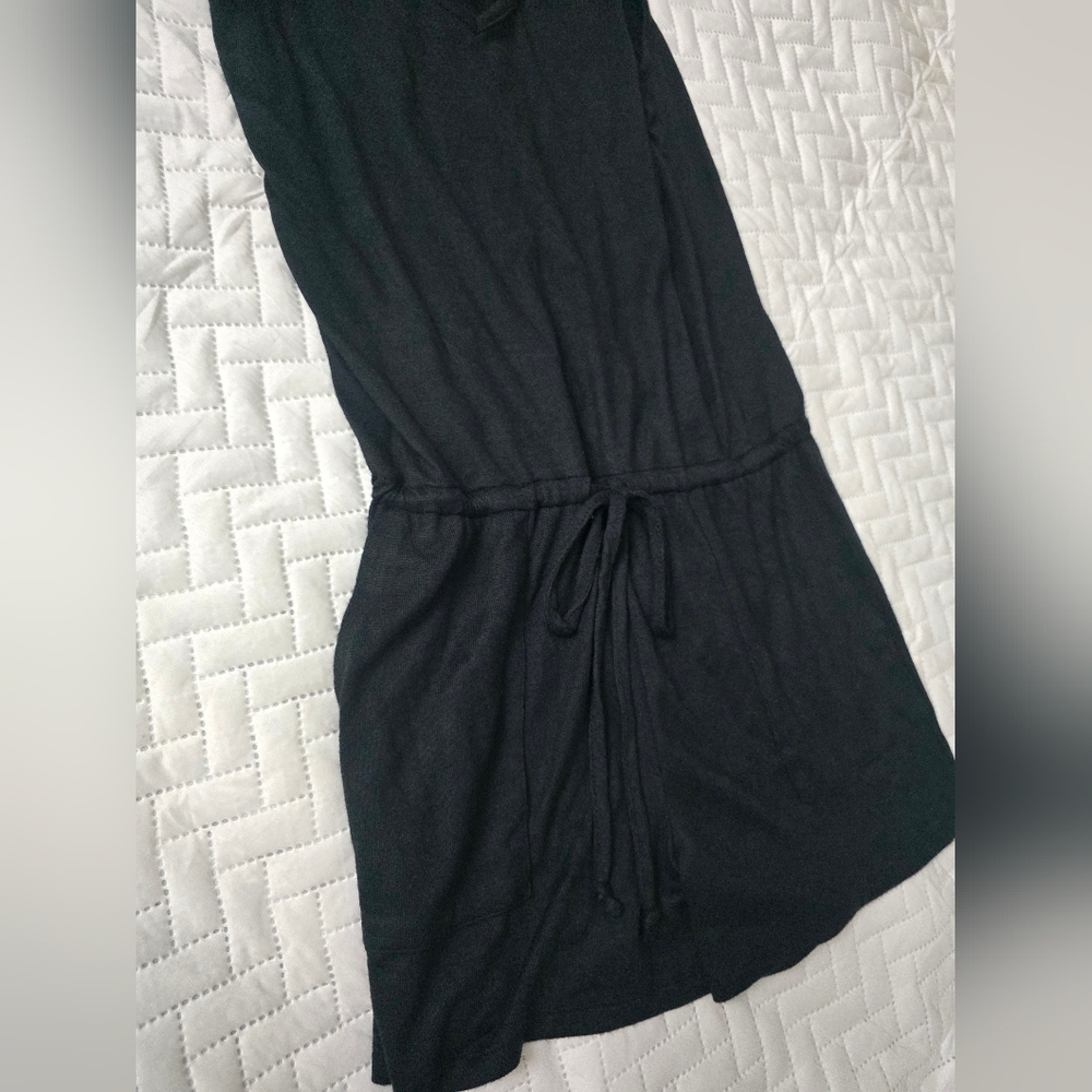 Softies Dream Double V-Neck Shorty Romper Black - Picture 4 of 8